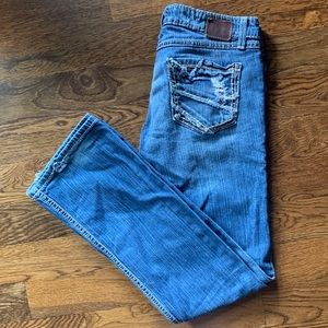 BKE Stella Stretch Patch Jeans